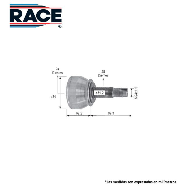 Cargar imagen en el visor de la galería, Junta Homocinética Race Rr ...