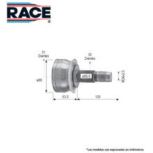 Cargar imagen en el visor de la galería, Junta Homocinética Race Rr-9582 - Mi Refacción
