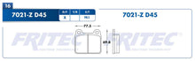 Cargar imagen en el visor de la galería, Balata Fritec Shd7021-Z