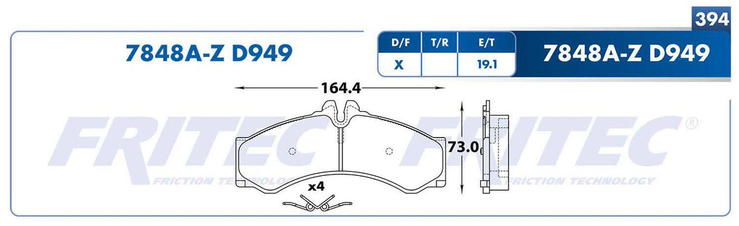 Balata Fritec Shd7848A-Z