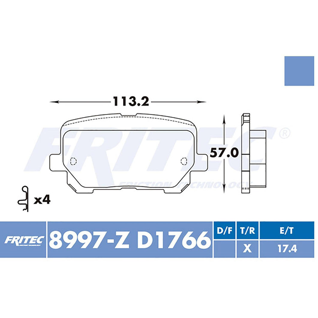 Balata Fritec Shd8997-Z