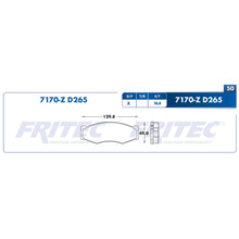 Cargar imagen en el visor de la galería, Balata Fritec Spc-7170-Z - Mi Refacción