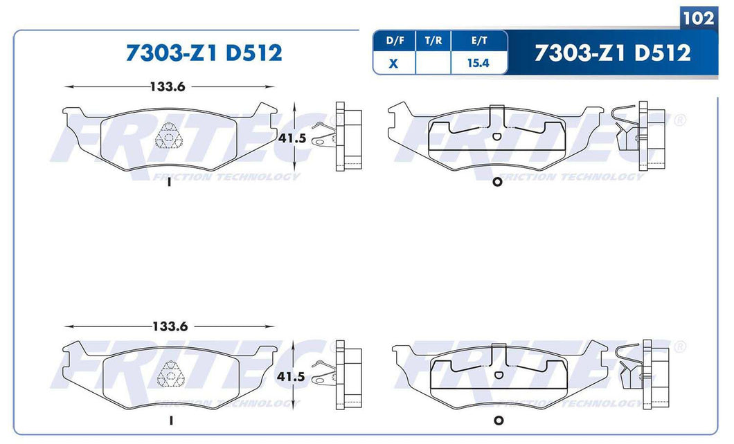 Balata Fritec Spc-7303-Z1