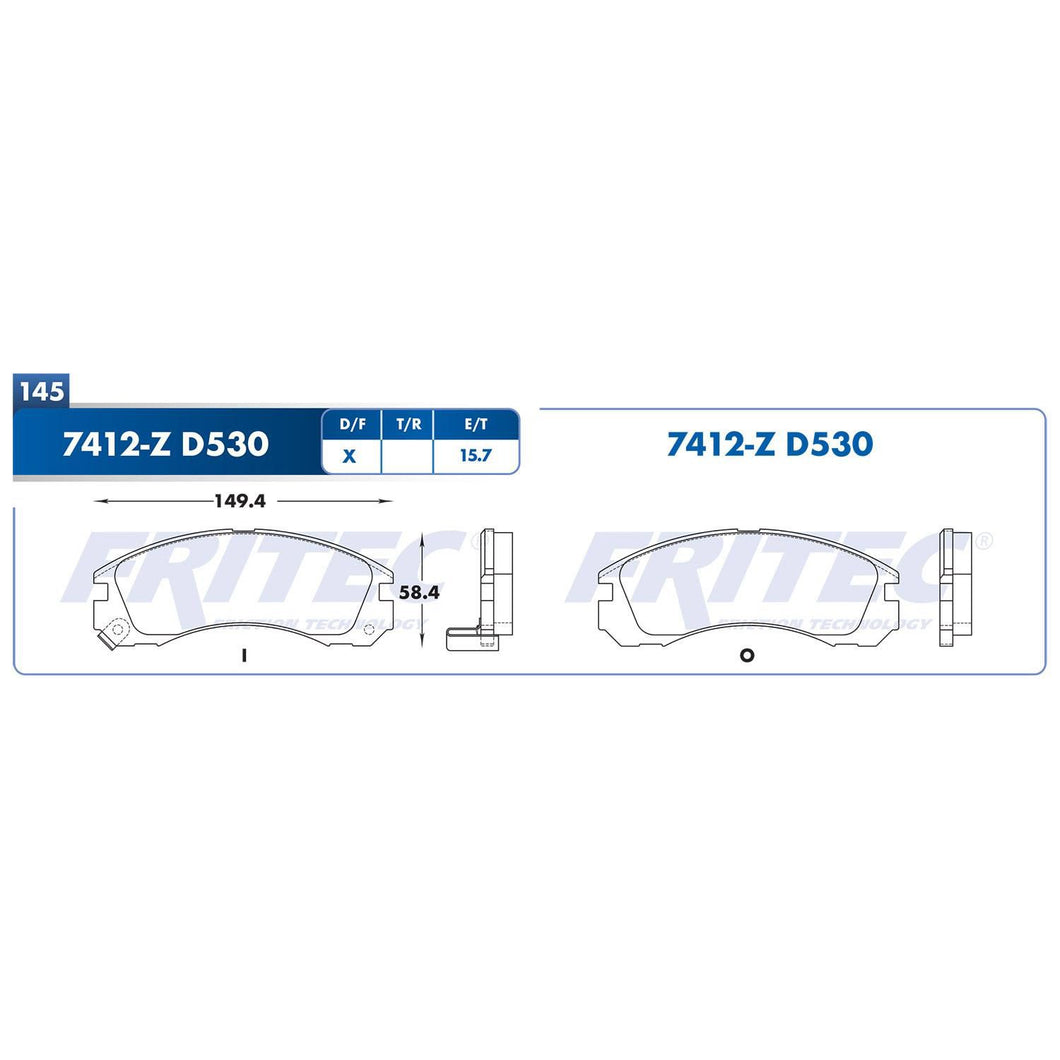 Balata Fritec Spc-7412-Z