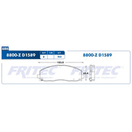 Balata Fritec Spc-8800-Z - Mi Refacción