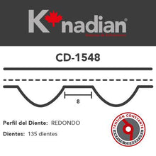 Cargar imagen en el visor de la galería, Kit Distribución Knadian Tb1548K1 - Mi Refacción