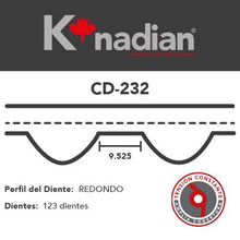 Cargar imagen en el visor de la galería, Kit Distribución Knadian Tb232-168K1 - Mi Refacción