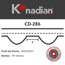 Cargar imagen en el visor de la galería, Kit Distribución Knadian Tb286K1 - Mi Refacción