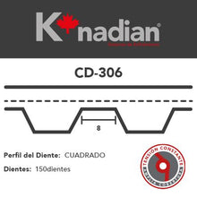 Cargar imagen en el visor de la galería, Kit Distribución Knadian Tb306K1 - Mi Refacción