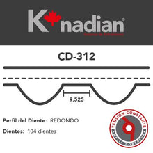 Cargar imagen en el visor de la galería, Kit Distribución Knadian Tb312K1 - Mi Refacción