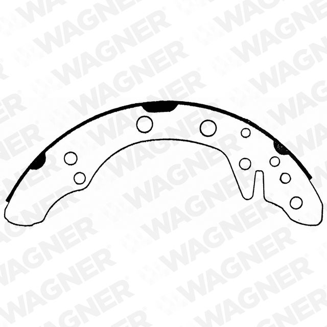 Balata Tambor Wagner Wz662 - Mi Refacción