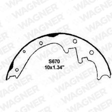 Cargar imagen en el visor de la galería, Balata Tambor Wagner Wz670 - Mi Refacción